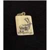 Image 1 : Alaskan Inuit Scrimshaw Elk Pendant