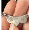 Image 6 : Taxco Mexico Sterling Chip Inlay Necklace