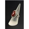 Image 1 : Navajo Sterling Silver Carnelian Ring