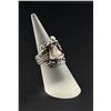 Image 1 : Sterling Silver Cowboy Saddle Ring