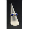 Image 1 : Zuni Lapis Jet Sterling Silver Ring