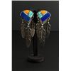 Image 1 : Ray Tracey Knifewing Sterling Feather Earrings