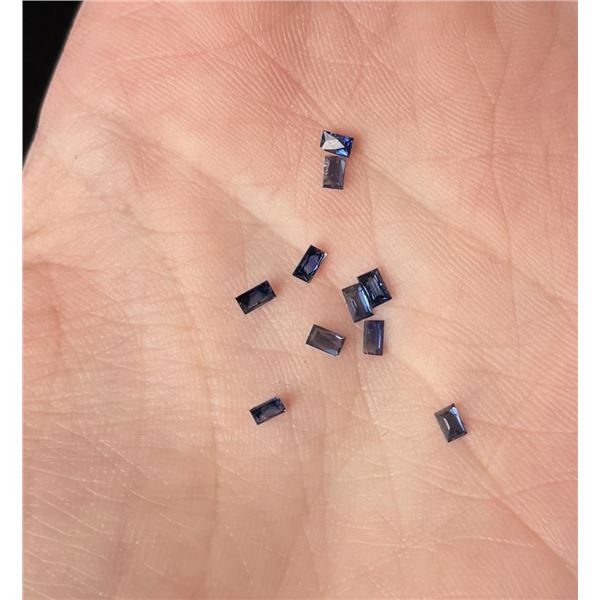 1ct Montana Yogo Sapphire Faceted Gemstones