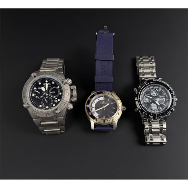 Invicta and Stauer Watches