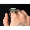 Image 3 : Navajo Sterling Turquoise Indian Chasing Deer Ring