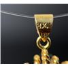 Image 3 : 14K Gold Chinese Lavender Jade Jadeite Pendant