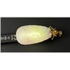 Image 4 : 14K Gold Chinese Lavender Jade Jadeite Pendant