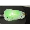 Image 4 : 14k Gold Chinese Jade Jadeite Pendant