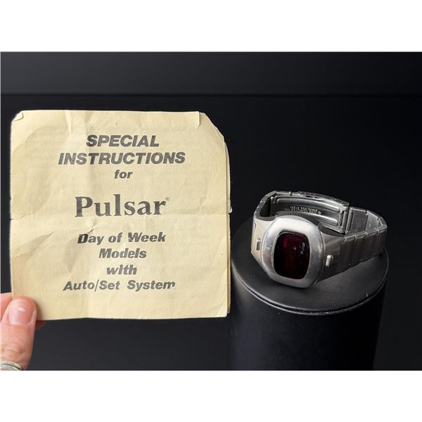 1970s Pulsar 402 Time Computer LED Watch
