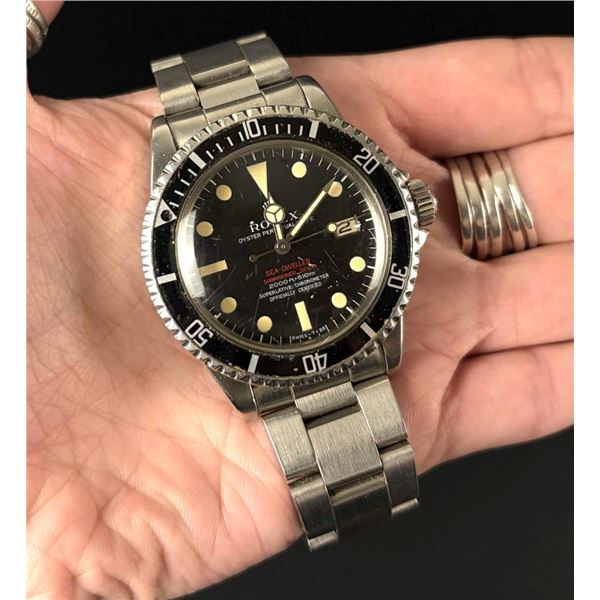 1971 Rolex Double Red 1665 Sea Dweller Watch