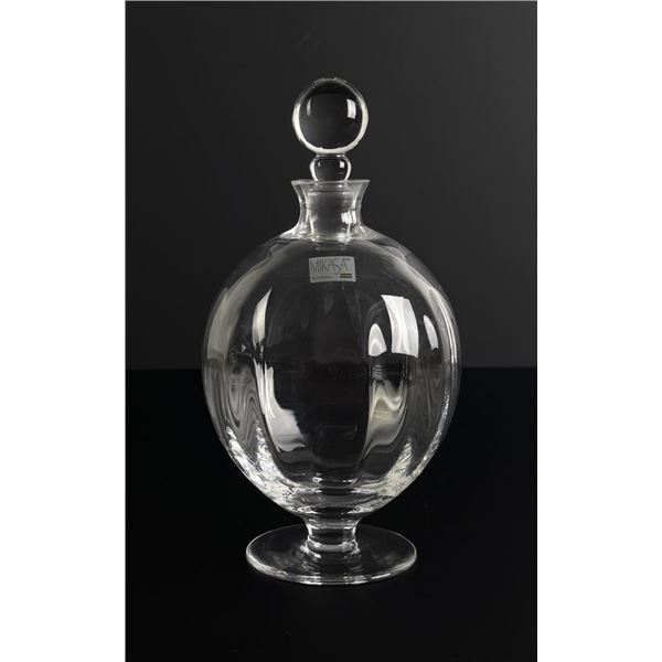 Mid Century Mikasa Crystal Decanter