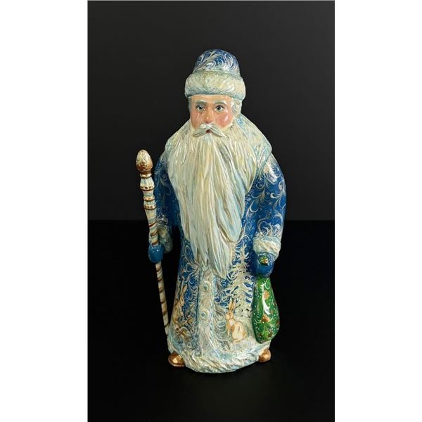 Ukraine Ded Moroz Wood Father Frost Figure