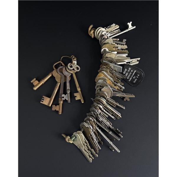 Collection of Antique Skeleton and Railroad Keys