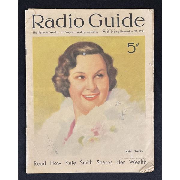 1935 Radio Guide Magazine