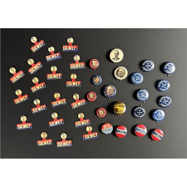 Collection of Political Campaign Pins