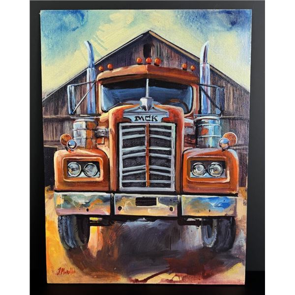 Jeshua de Los Angeles Murillo Truck Oil Painting