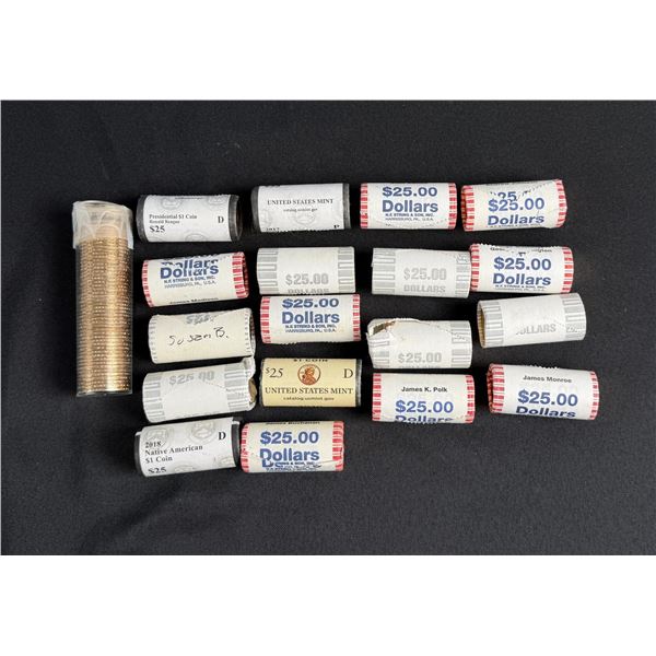 $496 Face Value Uncirculated $1 Coins