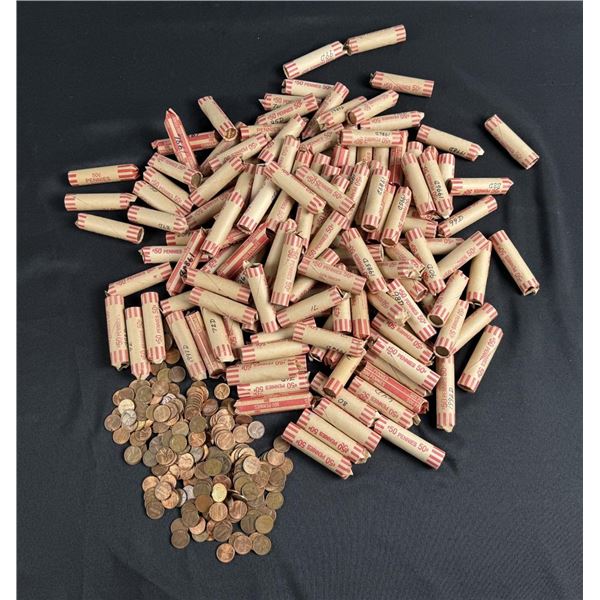 Approximately $73 Face Value in Pennies