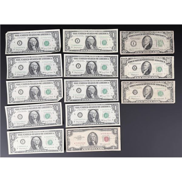 $41 Face US Currency Red Seal $2