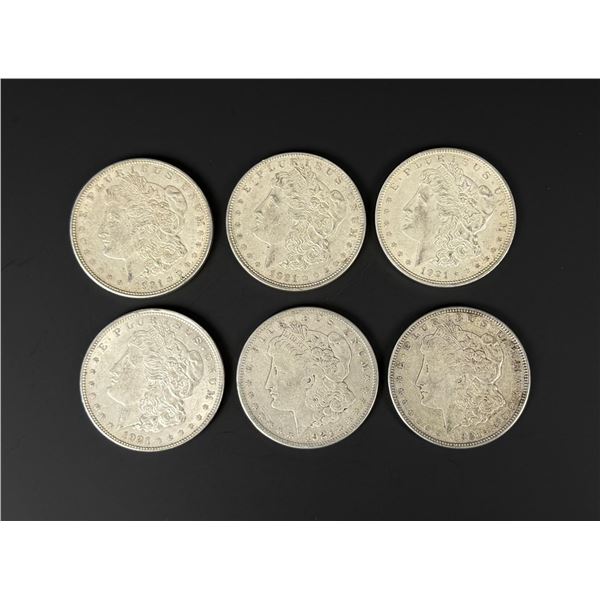 Collection of 1921 Morgan Silver Dollars
