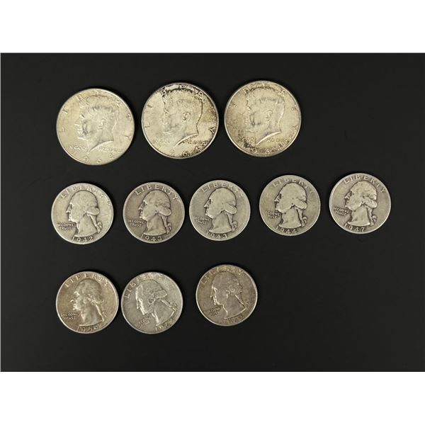 Collection of US Coins with Silver Content