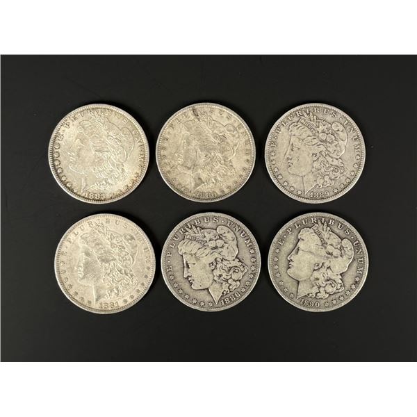 Group of Morgan Silver Dollars