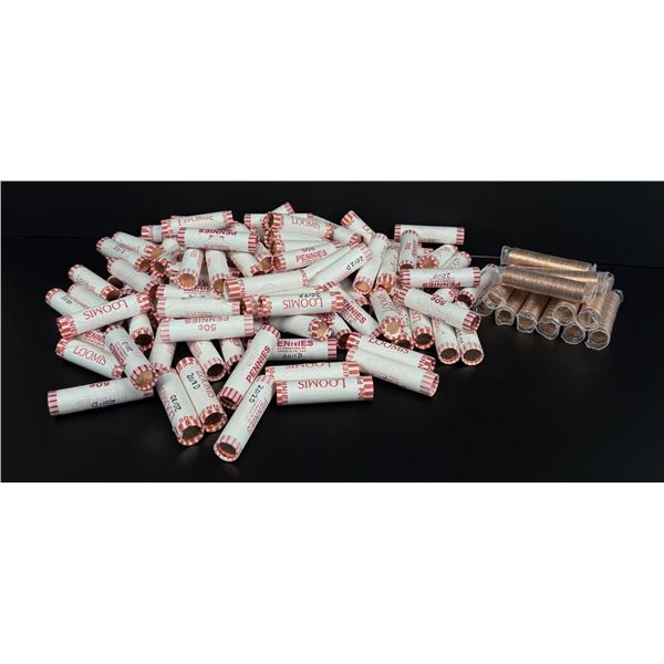 Approximately $60 Face Value Rolled Pennies