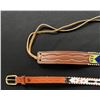 Image 4 : Native American Indian Loom Beaded Leather Belts