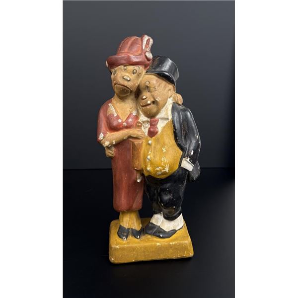 Jiggs and Maggie Chalkware Carnival Prize