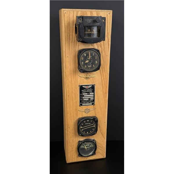 WW2 US Air Force Pilot Plane Gauge Display
