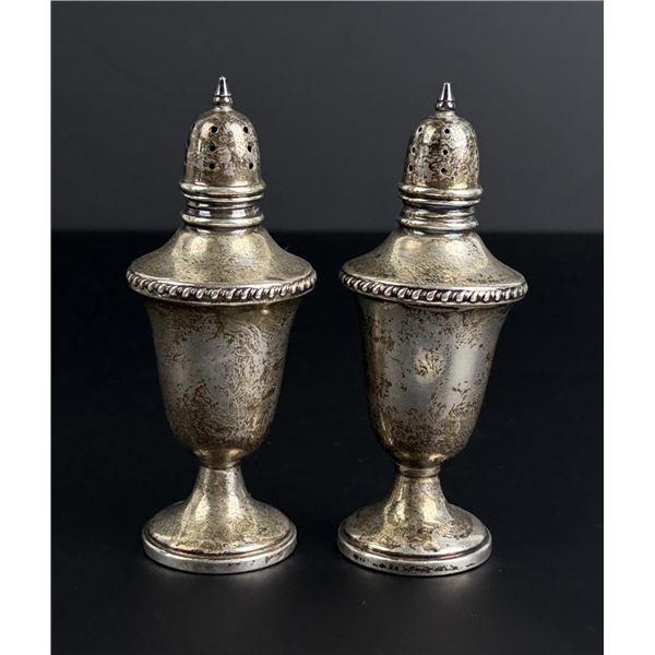 Sterling Silver Weighted Salt & Pepper Shakers