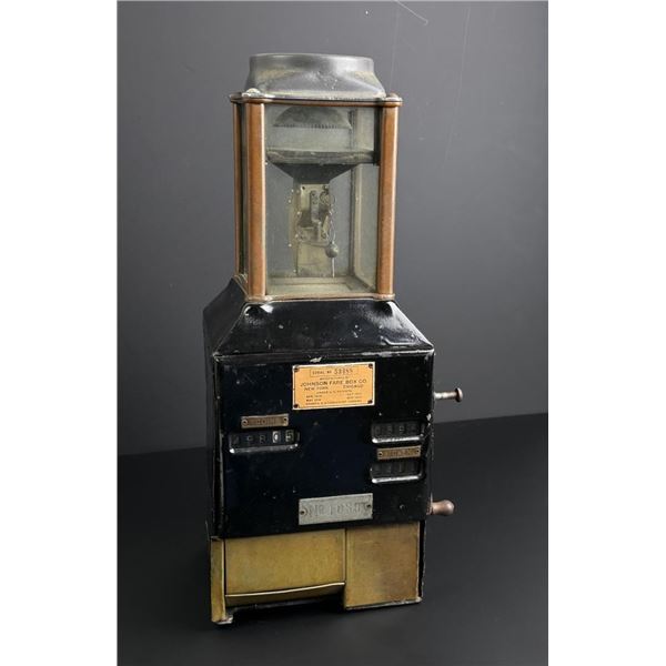 Johnson Farebox Trolley Bus Coin Machine