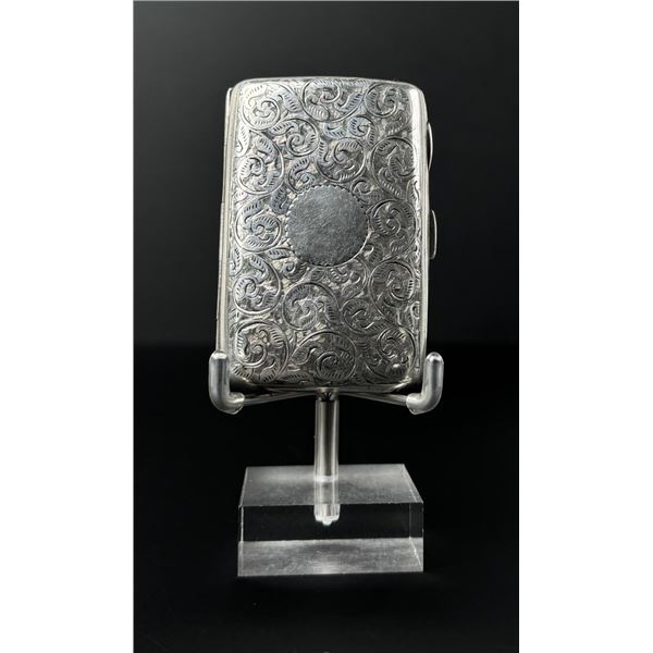 1921 English Sterling Silver Cigarette Case