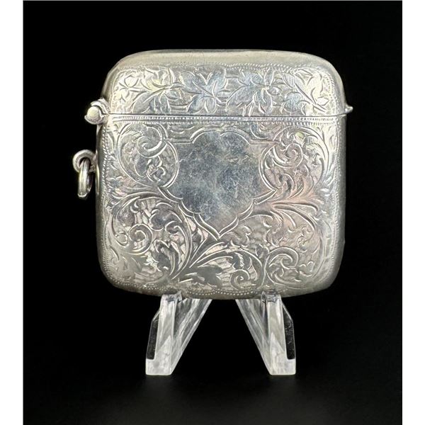 Edwardian John Henry Wynn Sterling Vesta Case