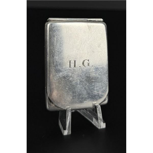 1926 Sterling Silver Cigarette Case