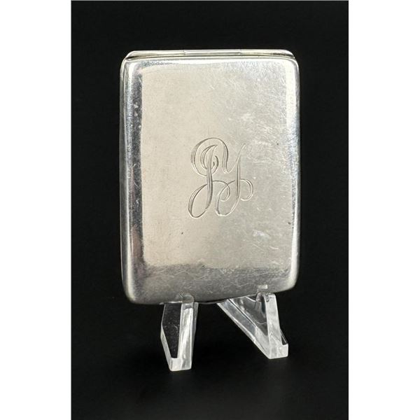1922 Sterling Silver Cigarette Case