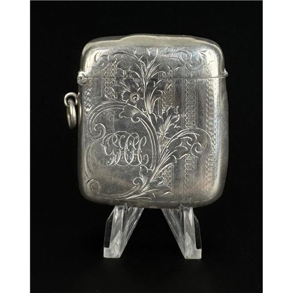 Sterling Match Safe Vesta Case
