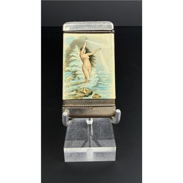 Nude George B. Hess Cigars Celluloid Match Safe