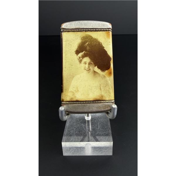 Rothchild Bros Liquor Oregon Celluloid Match Safe
