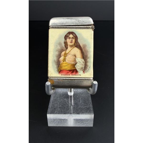 German House Rye Whiskey Celluloid Match Safe