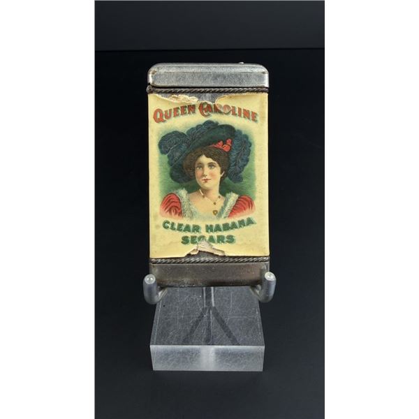 Queen Caroline Cigars Celluloid Match Safe