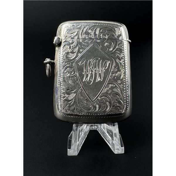 1916 Sterling Match Safe Vesta Case