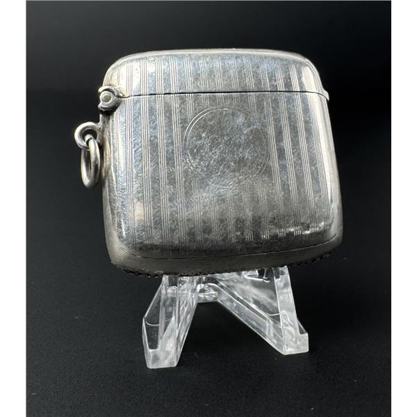 1920 Sterling Match Safe Vesta Case