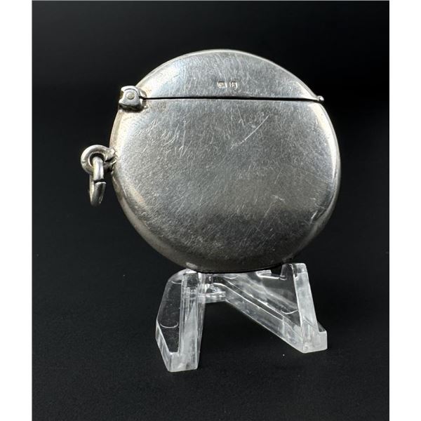 Edwardian Sterling Match Safe Vesta Case
