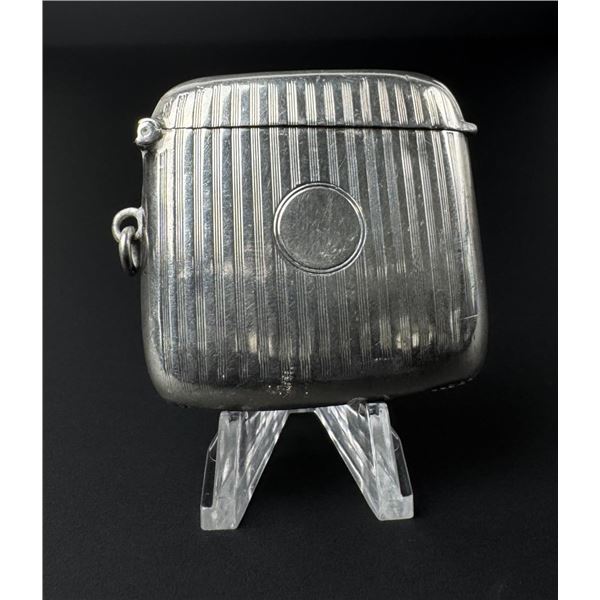 1922 Sterling Match Safe Vesta Case