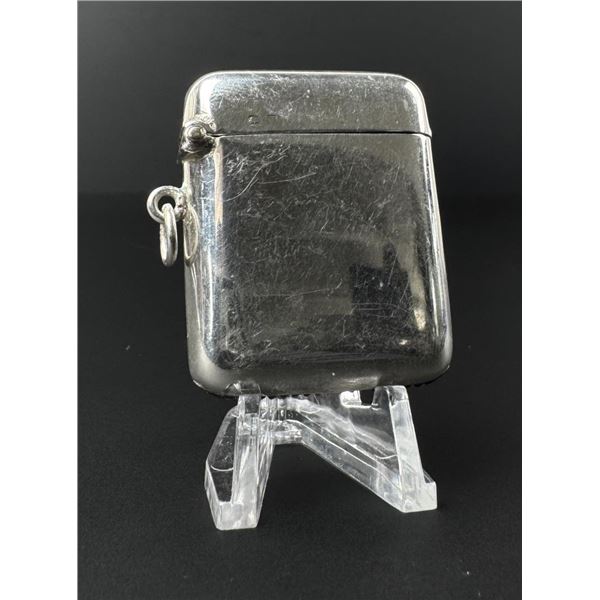 1919 Sterling Match Safe Vesta Case