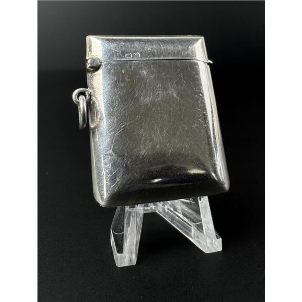 1919 Sterling Match Safe Vesta Case
