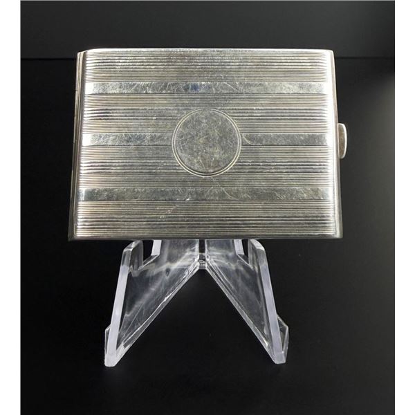 1929 Sterling Silver Cigarette Case