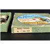 Image 2 : Antique Kingfisher Fly Fishing Line Box with Flies