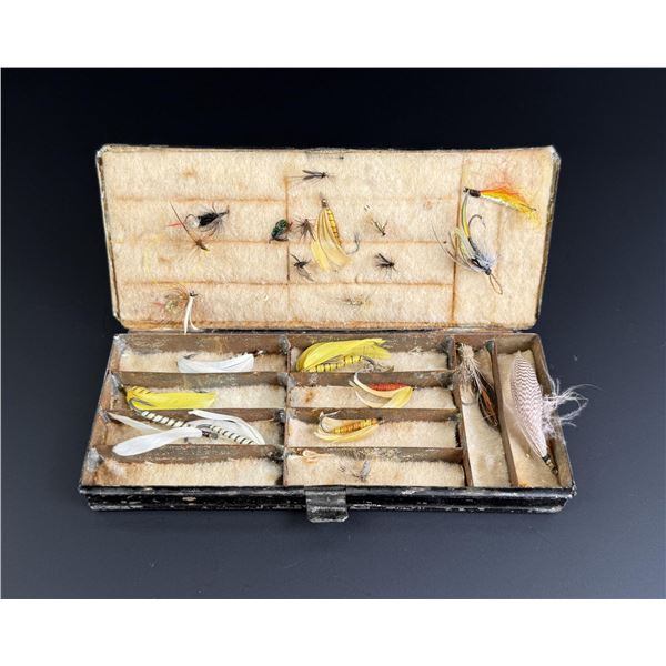 Collection of Antique Salmon Fly Fishing Flies